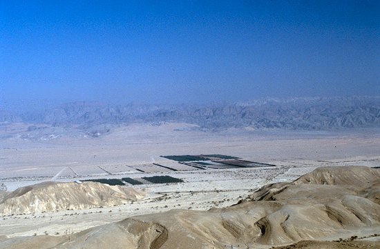 Am Horizont das eigentliche Ziel unserer Reise, Jordanien
