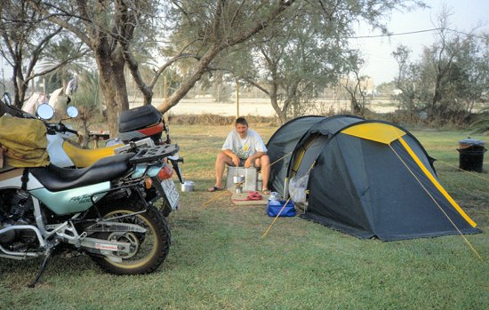 Camping an der Mittelmeerküste