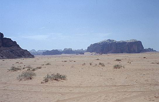 Einmalige Landschaft des Wadi Rum 
