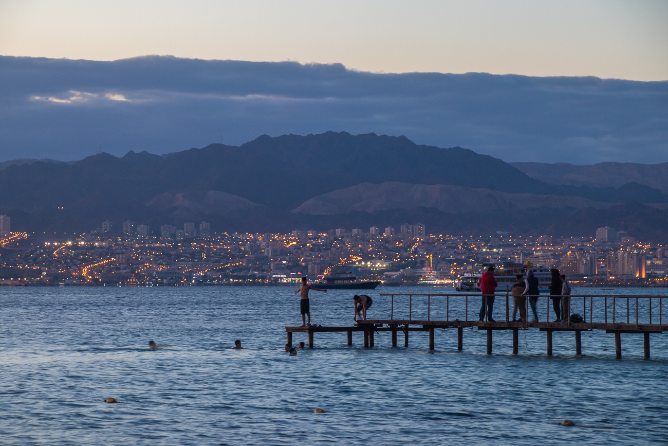 Blick Richtung Eilat/Israel 