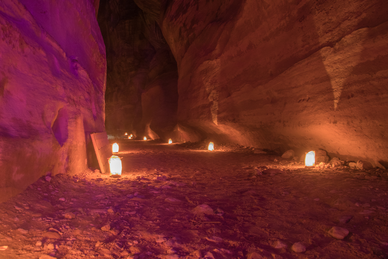 Rückweg durch den Siq 