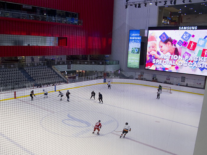 Eislauf-Anlage in der Dubai Mall