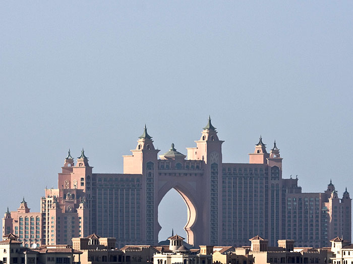 Das Hotel Atlantis auf "The Palm"
