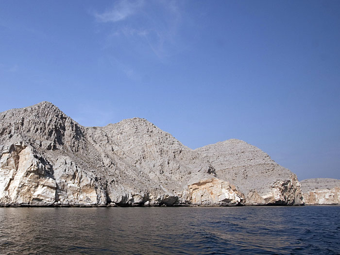 Unterwegs im Khor (Arabisch für Fjord)