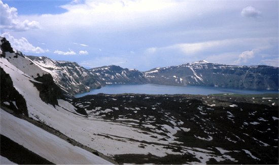 Der Kratersee des Nemrut Dağ