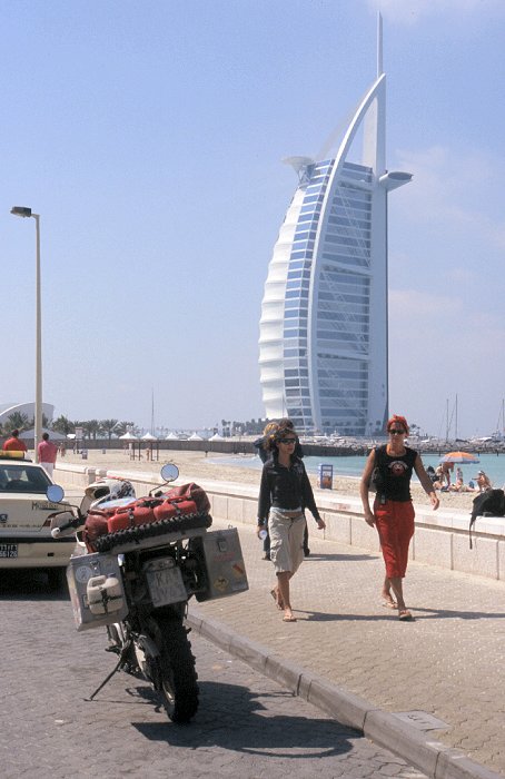 Das Burj al Arab Hotel in Dubai