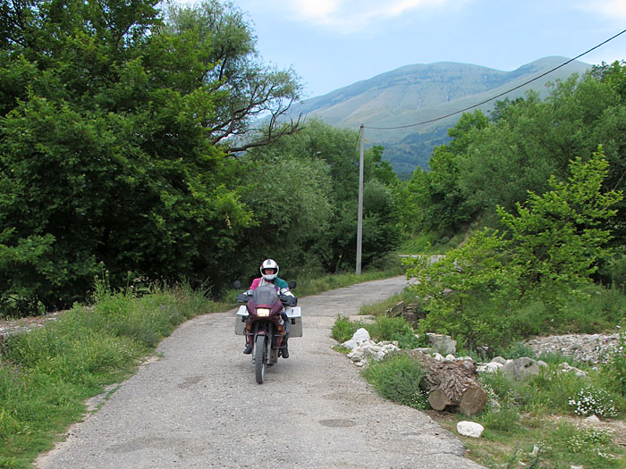 Weg zum Blue Hole
