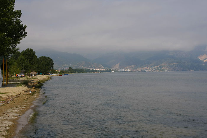 Pogradec am Ohridsee