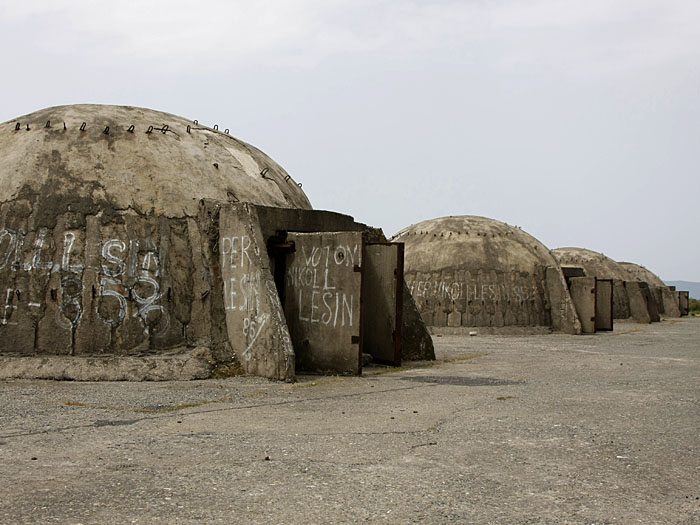 Alte Bunker am Strand von Tale