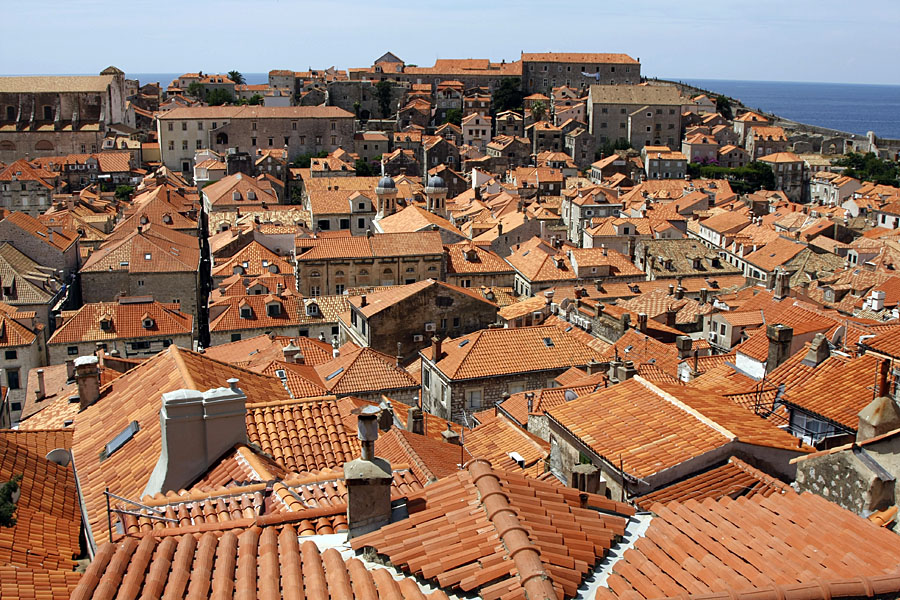 Eine Reihe Bilder von Dubrovnik ohne Kommentar