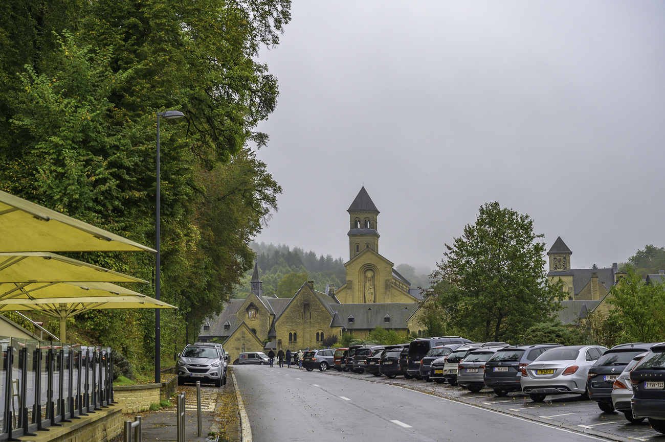 Trotz des Regens ist das Kloster stark besucht