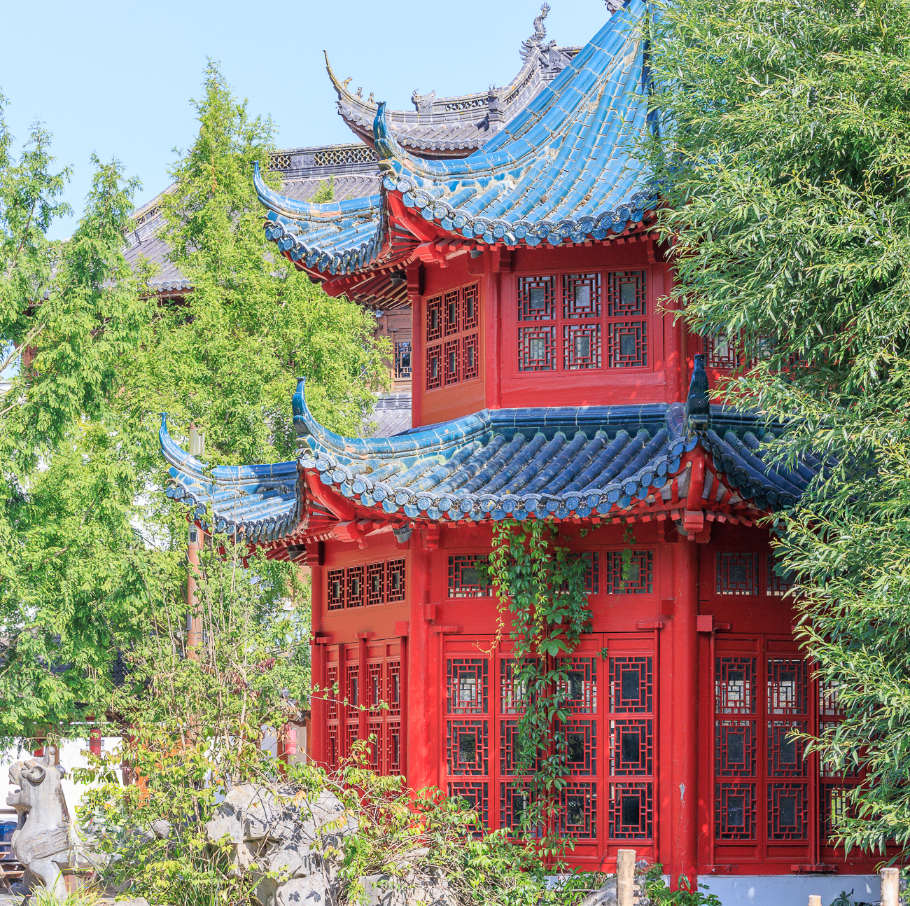 Im asiatischen Teil des Zoos