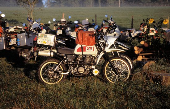 Altes Mädchen: Die XT 500