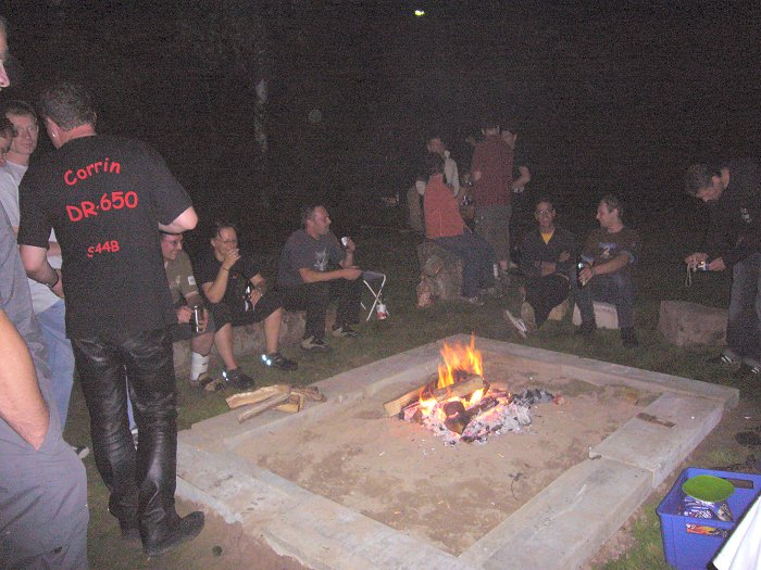 Und wieder Lagerfeuer