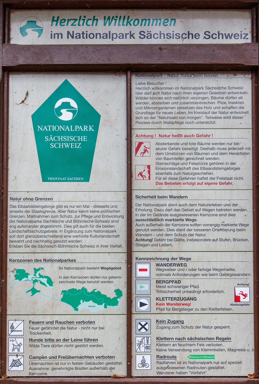 Infos zum Nationalpark S&auml;chsische Schweiz