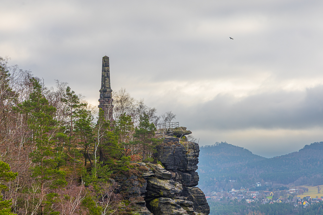 Blick zum Obelisken