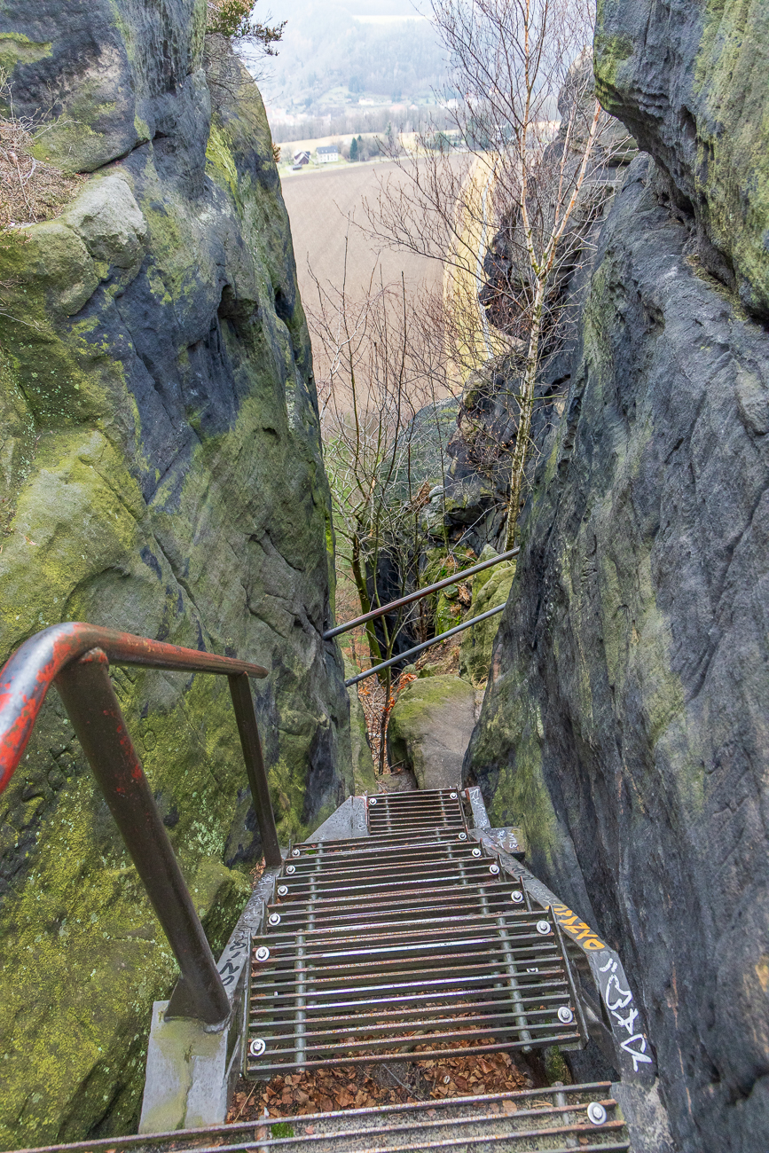 Treppe zu einem anderen Aussichtspunkt