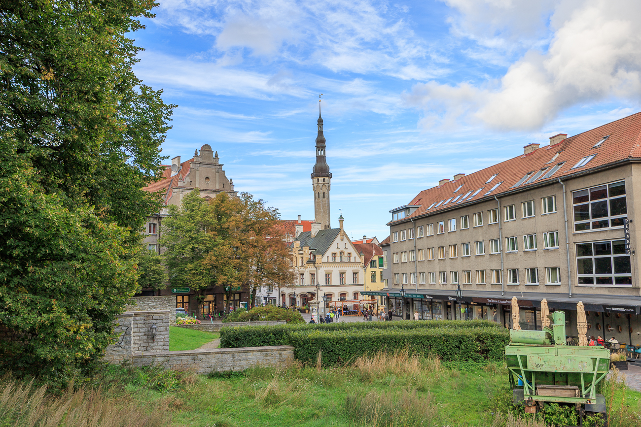 Blick Richtung Altstadt von der Nikolaikirche aus