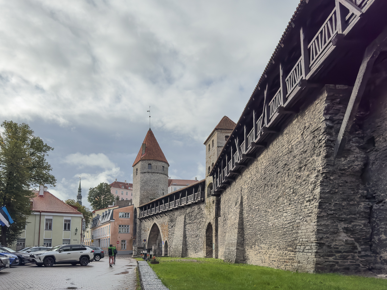 Stadtmauer mit Wehrgang