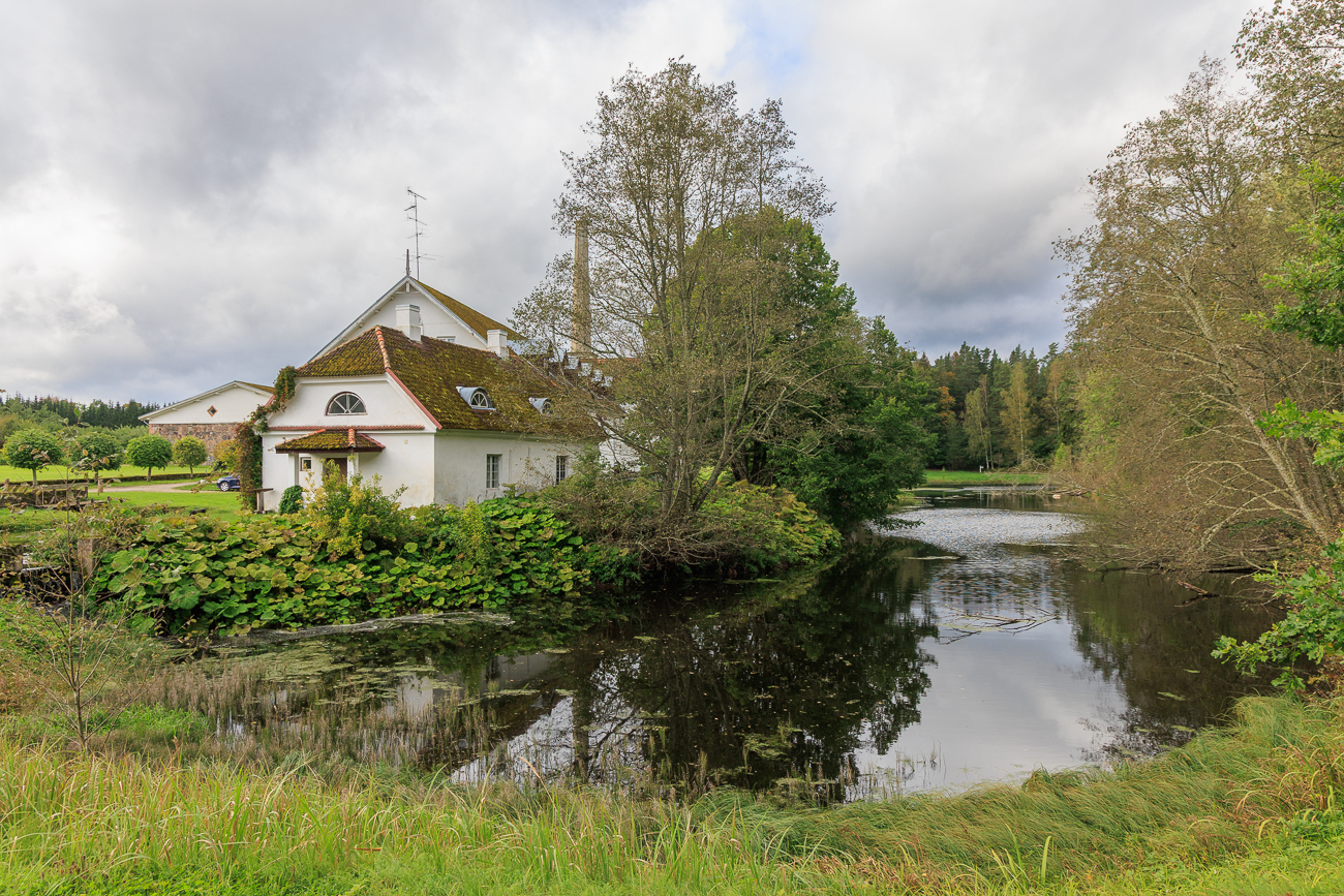 Rückseite der Brauerei