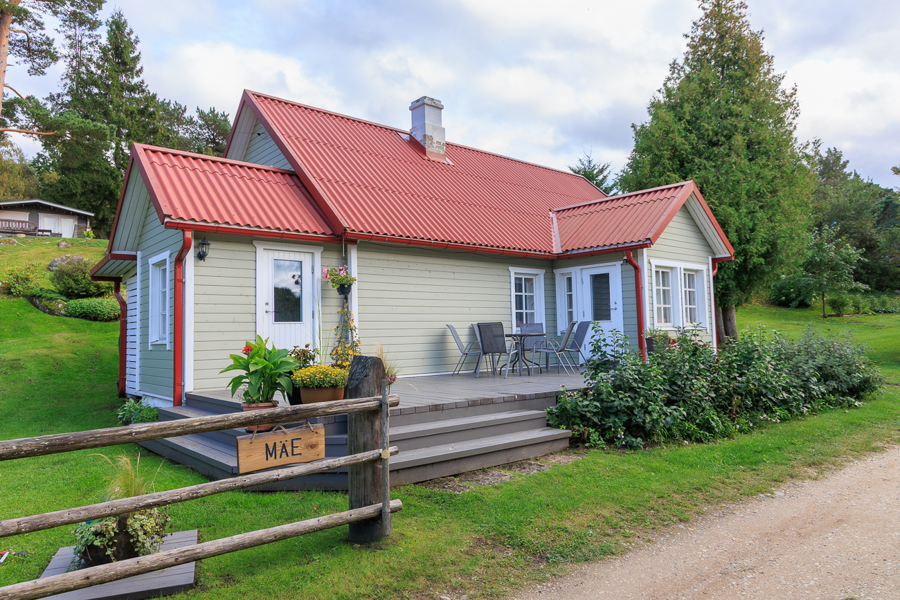 Schönes Haus am Weg