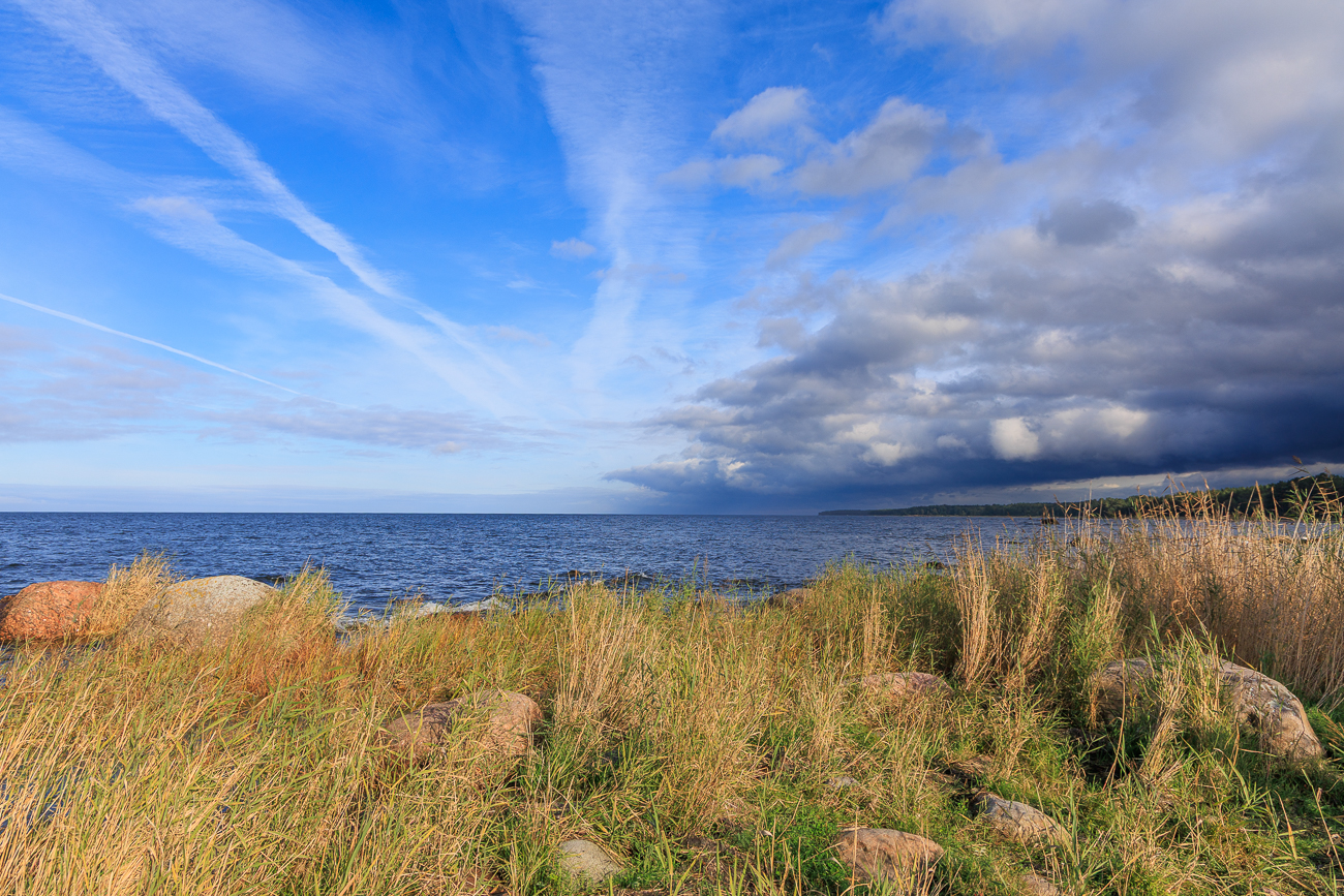 ... als auch über der Ostsee