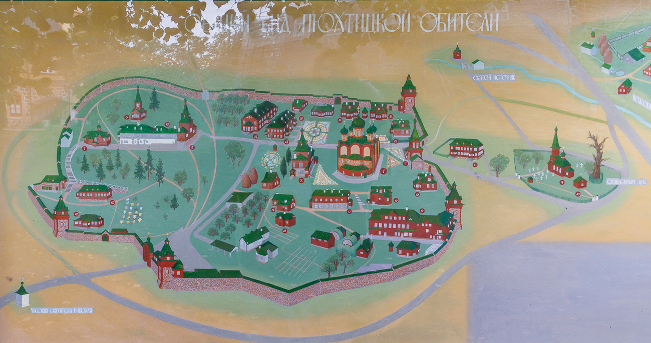 Die Klosteranlage ist ziemlich weitläufig