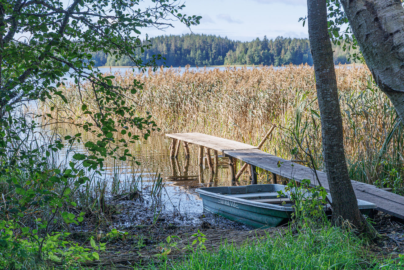 Bootssteg an der Fischerh&uuml;tte
