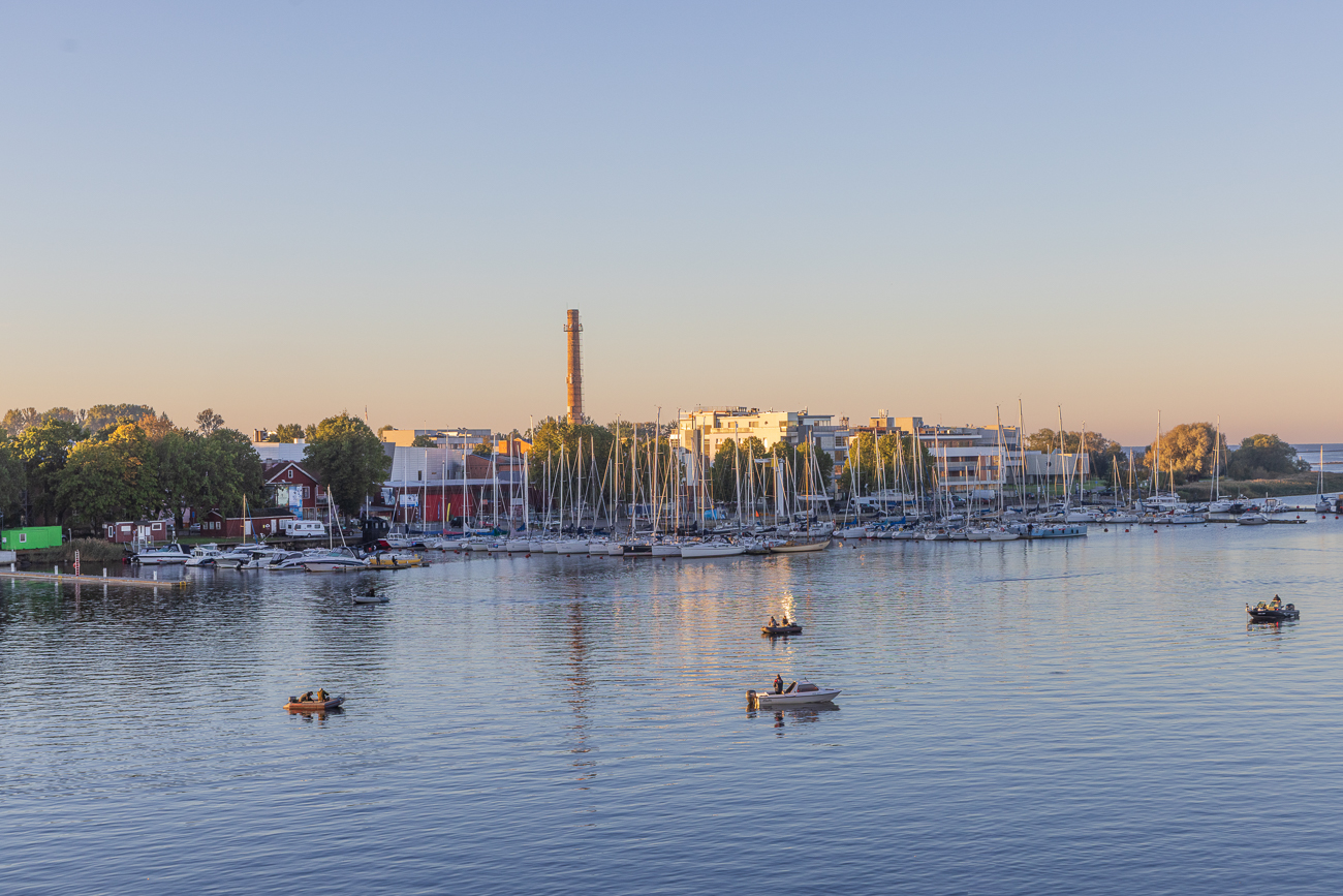 Morgendlicher Blick auf den P&auml;rnu J&otilde;gi