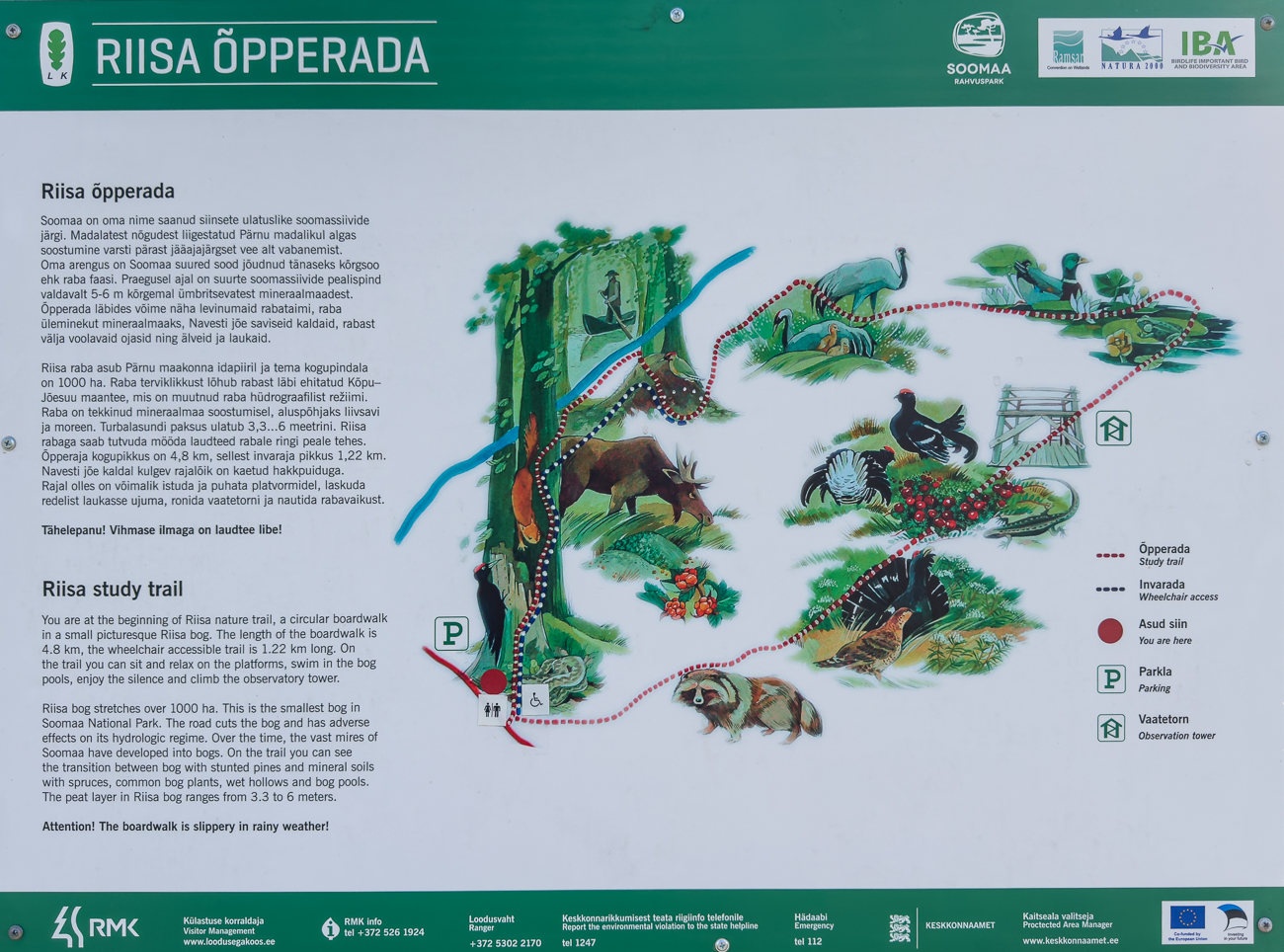 Infos zum Wanderweg "Riisa Nature Trail"