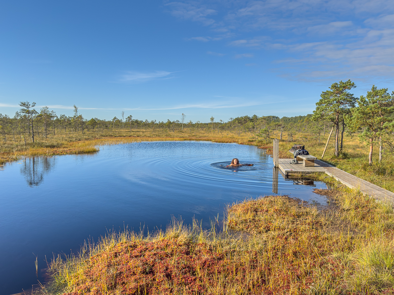 ... und rein ins k&uuml;hle nass