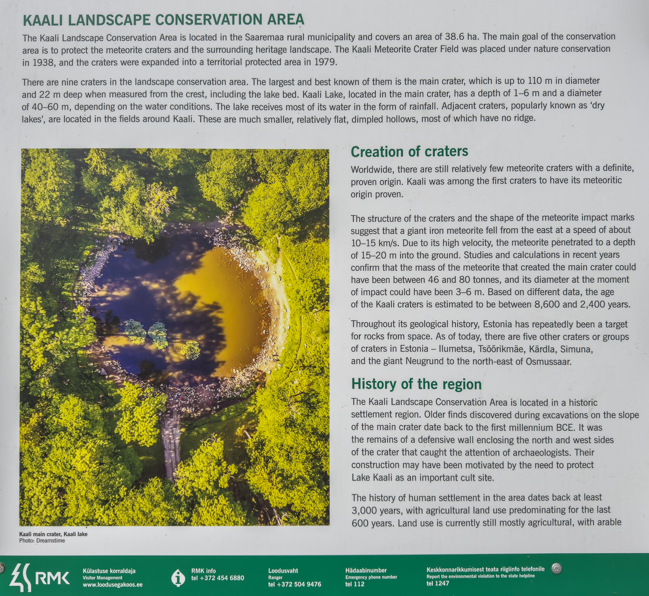 Unser erster Stopp auf Saaremaa sind die Meteoritenkrater