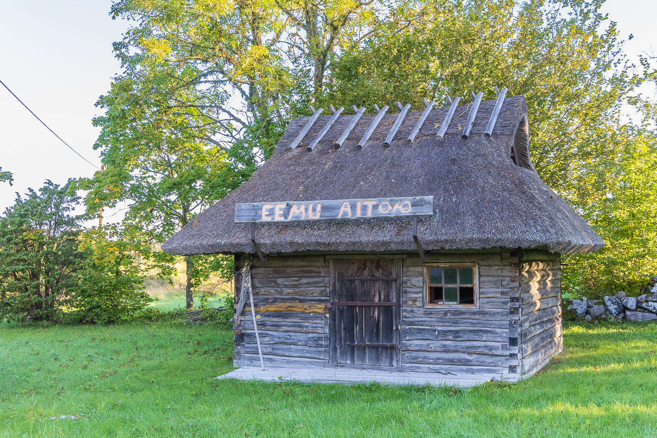 Geb&auml;ude eines Bauernhofs des Muhu-Museums
