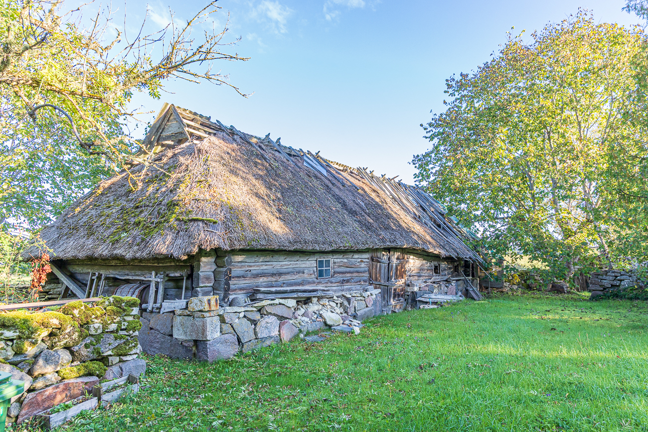 Geb&auml;ude eines Bauernhofs des Muhu-Museums
