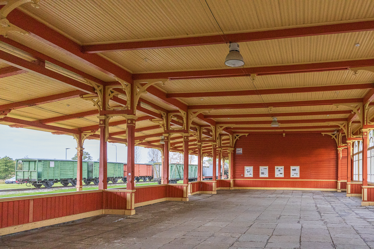 ... der Bahnhof ist jedoch nicht mehr in Betrieb, sondern ein Museum