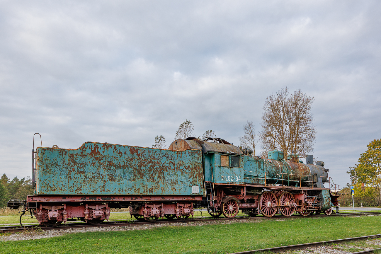 Dampflok SŽD-Baureihe Сy (deutsche Transkription Su) Cy252-94, Hersteller: Sormowo, Fabriknummer: 3698, Baujahr 1950, Spurweite: russische Breitspur: 1.524 mm