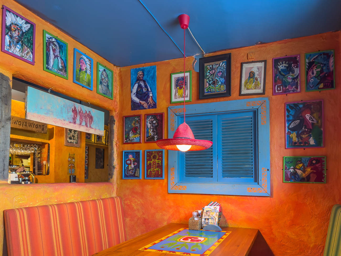 Abends essen wir beim Mexikaner ...