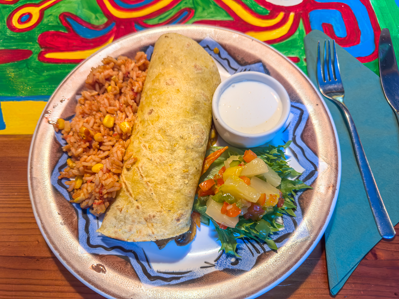 Leckeres vegetarisches Enchilada