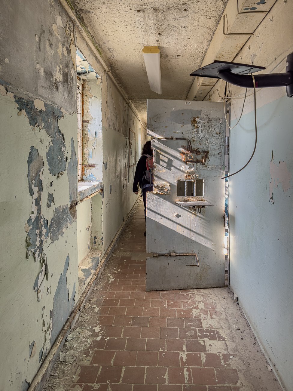 Im Inneren des Zellentrakts