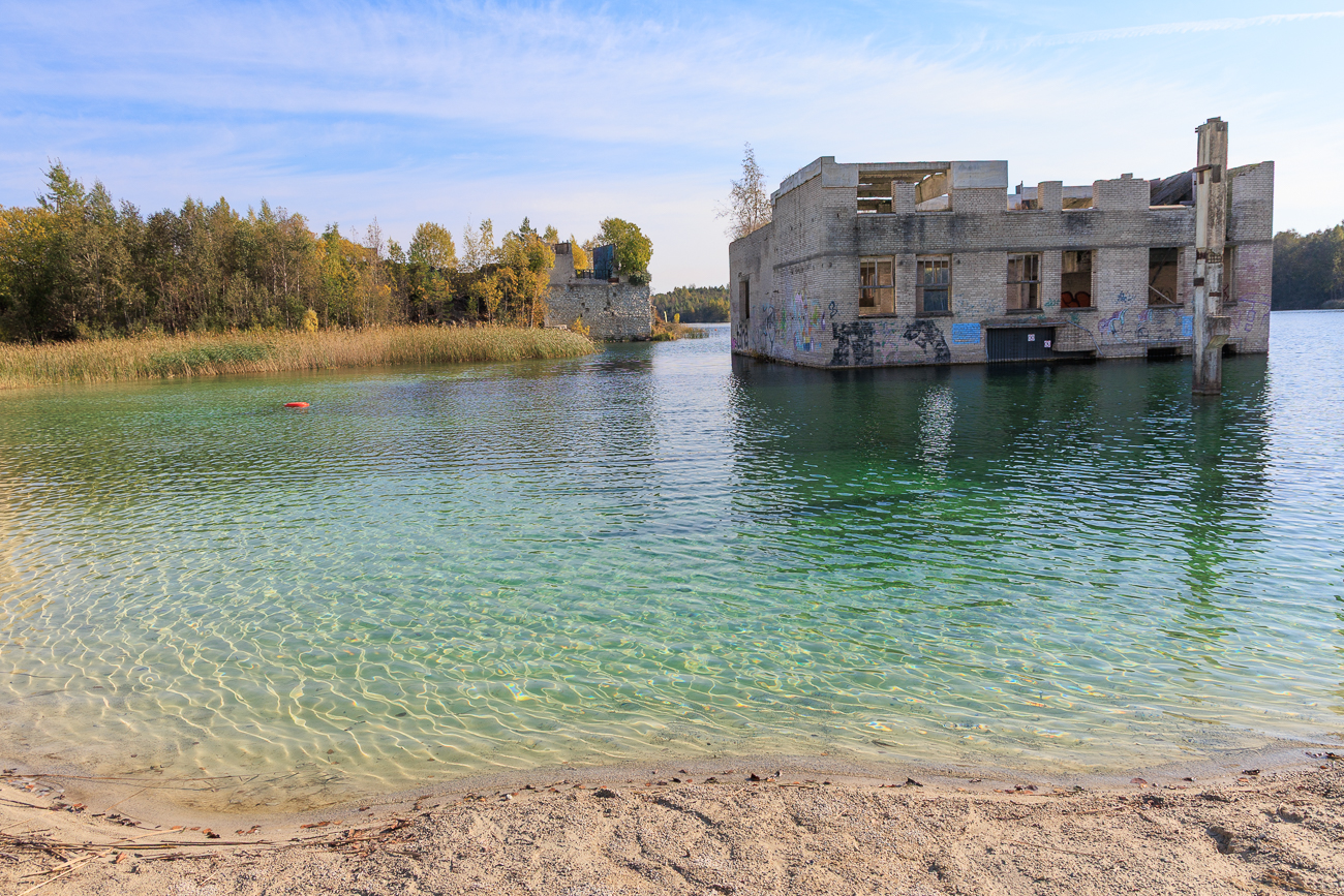 ... und im Wasser ein sch&ouml;nes Bad nehmen