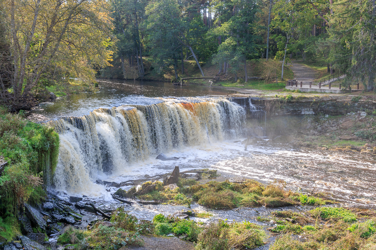 Der Keila-Wasserfall befindet sich im Landkreis Harjumaa, in der Ortschaft Keila-Joa, am Fluss Keila