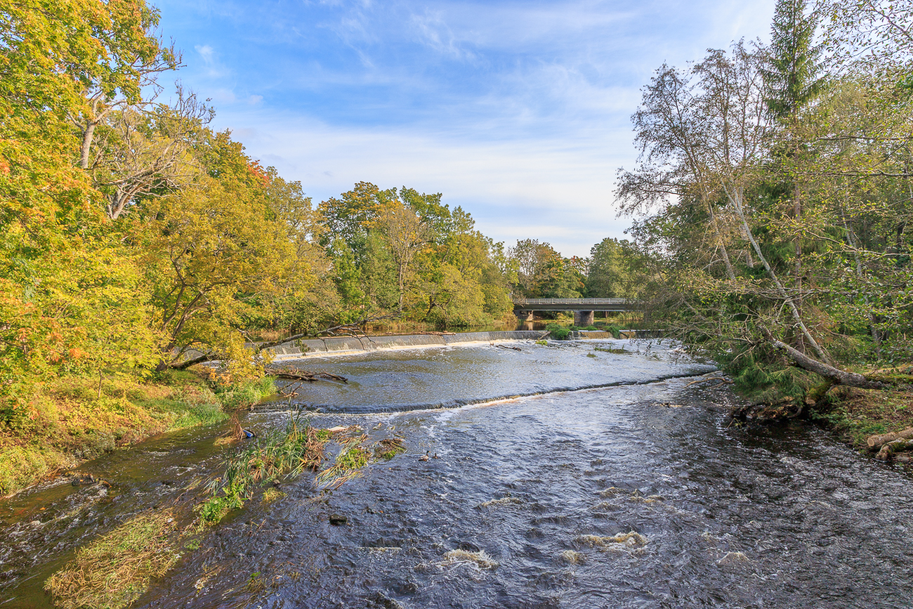 Blick auf den Fluss Keila