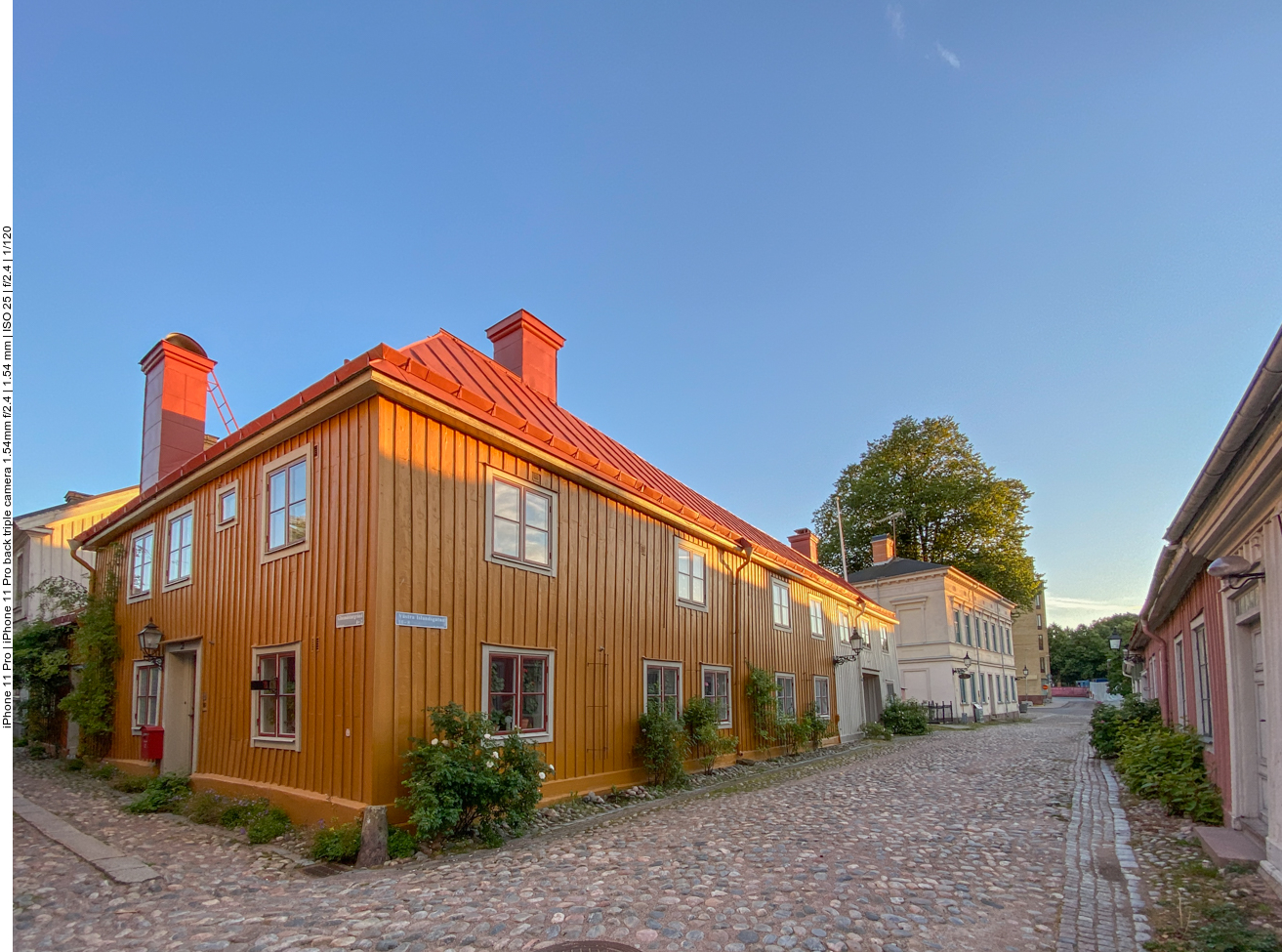 Gepflasterte Straßen ...