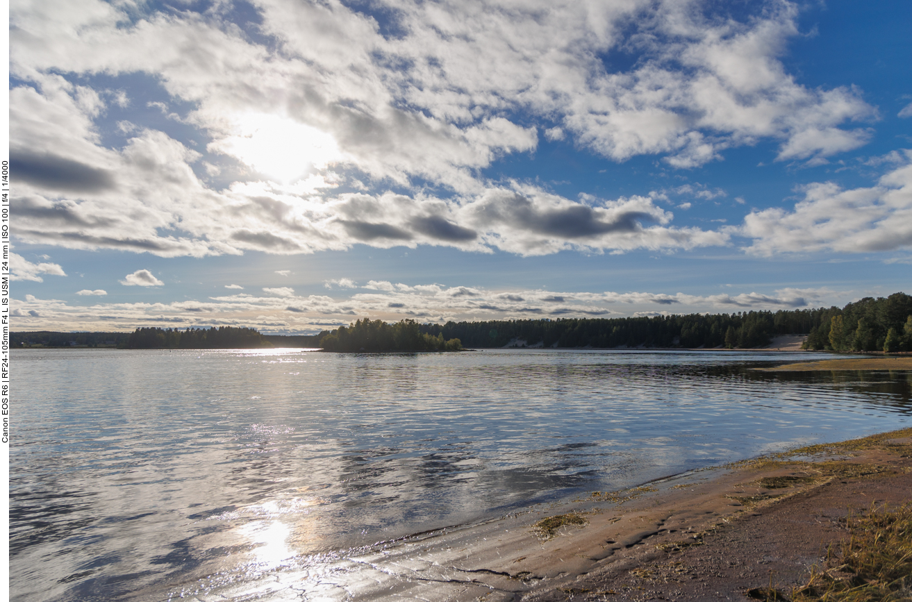 Der "Strand" am Campingplatz