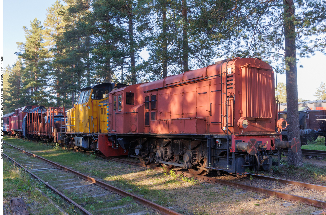 ... und Dieselloks geben sich hier ein Stelldichein