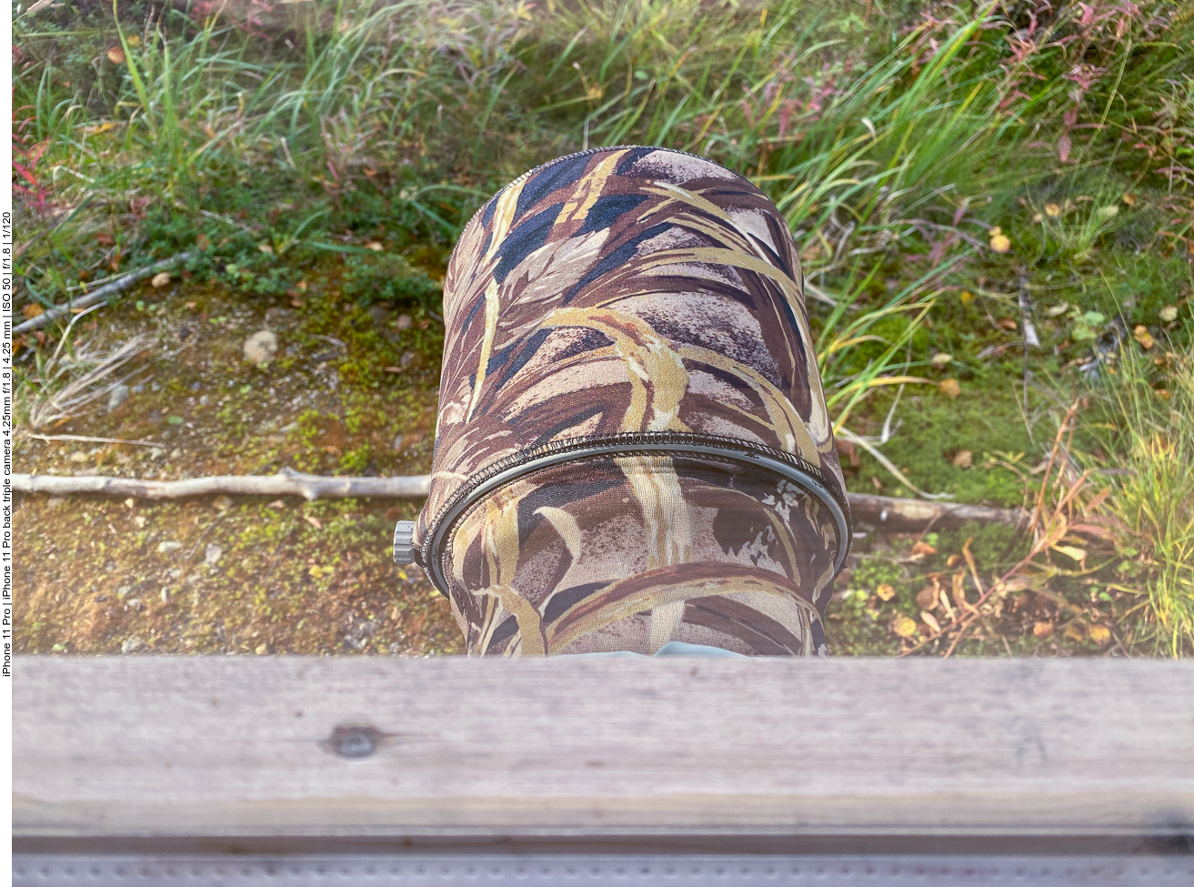 ... die Objektive schauen vorne raus