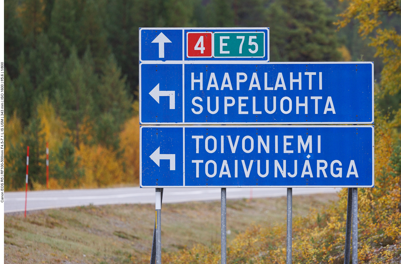 Mit der finnischen Sprache kommen wir nicht immer weiter ...