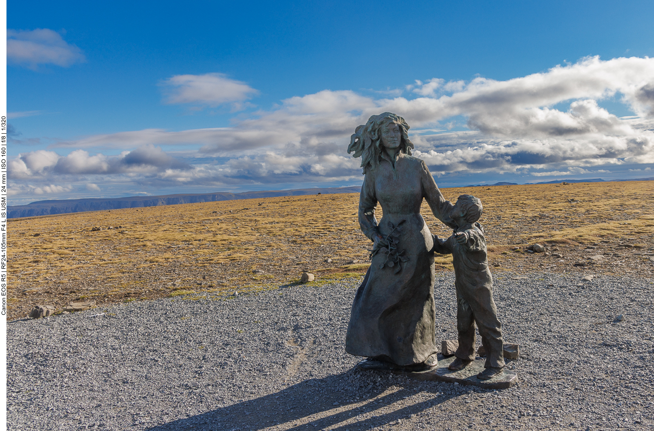 Skulpturen am Nordkap