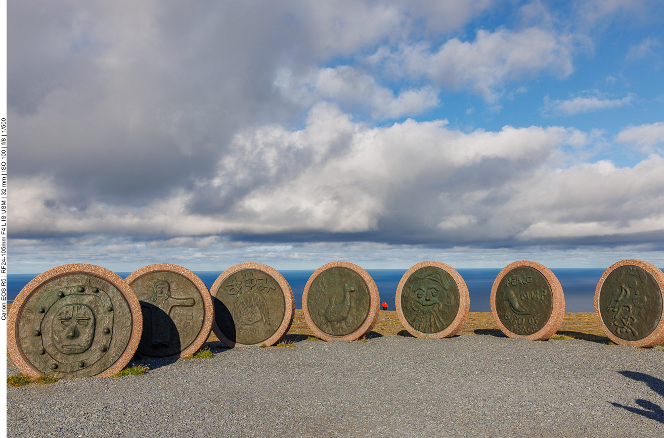 Skulpturen am Nordkap