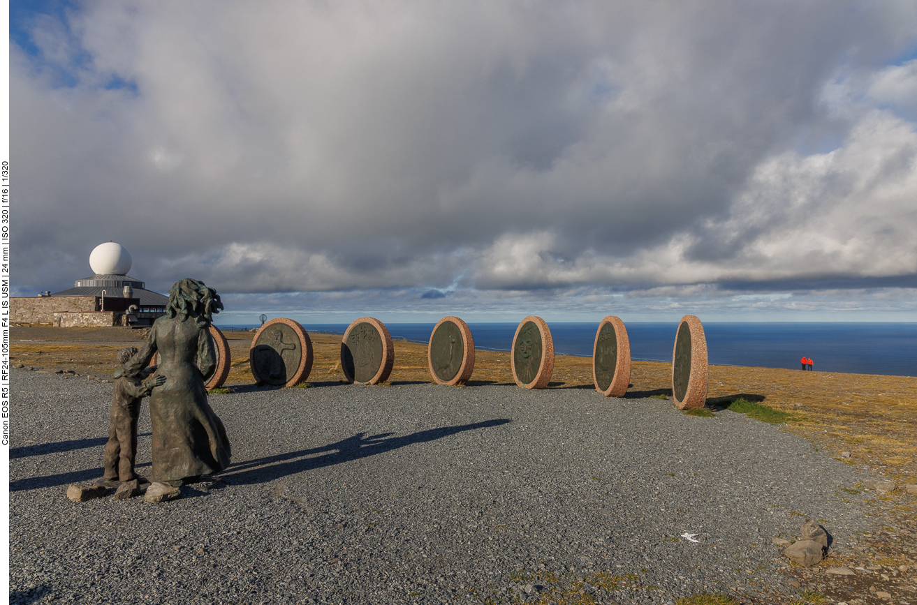 Skulpturen am Nordkap